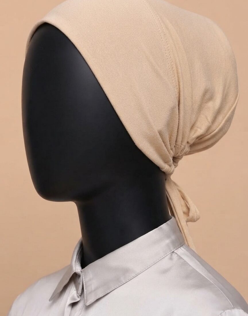 Cotton Tie-Back Undercap – Nude