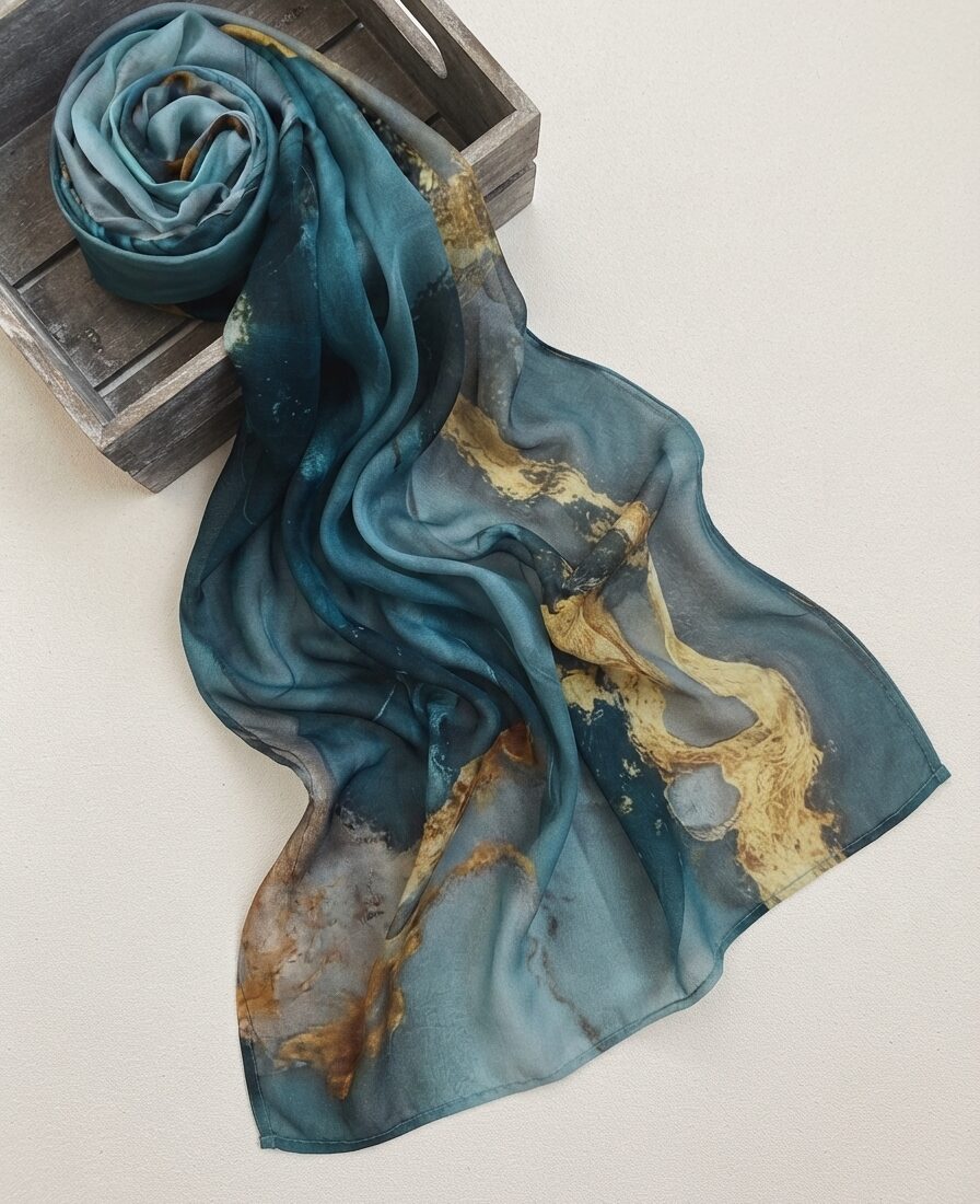 Modal Hijab – Azure Lagoon