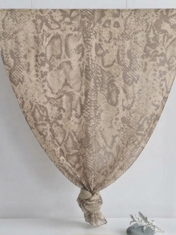 Beige and taupe subtle python print modal hijab