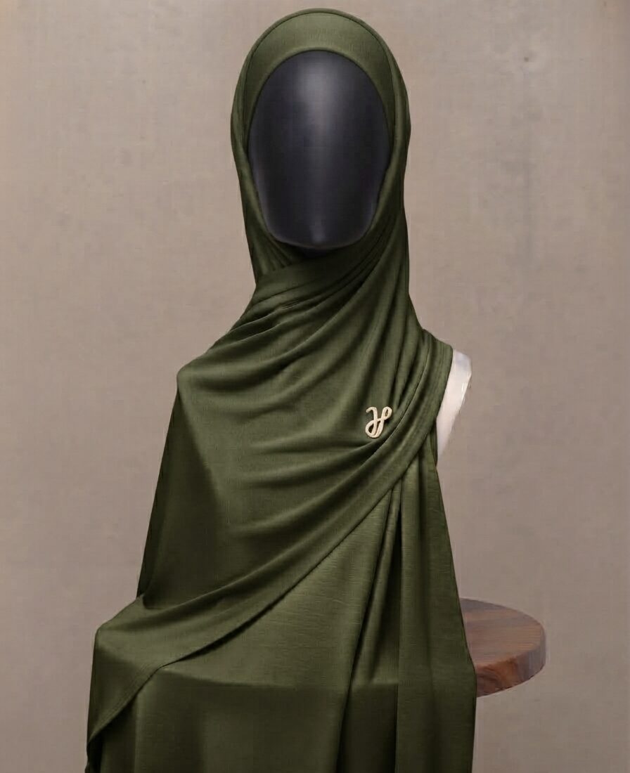Premium Cotton Jersey Hijab – Capulet Olive