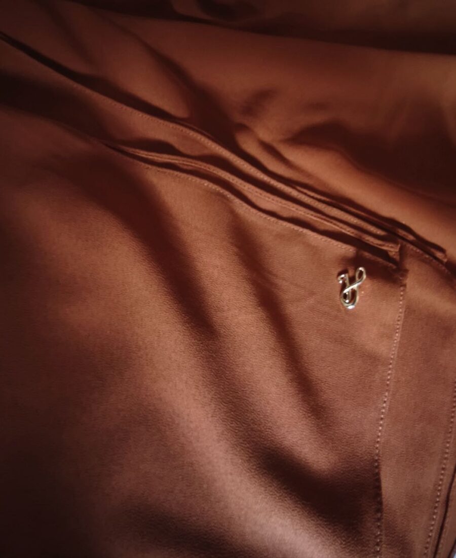 Premium Chiffon Hijab – Rich Khaki