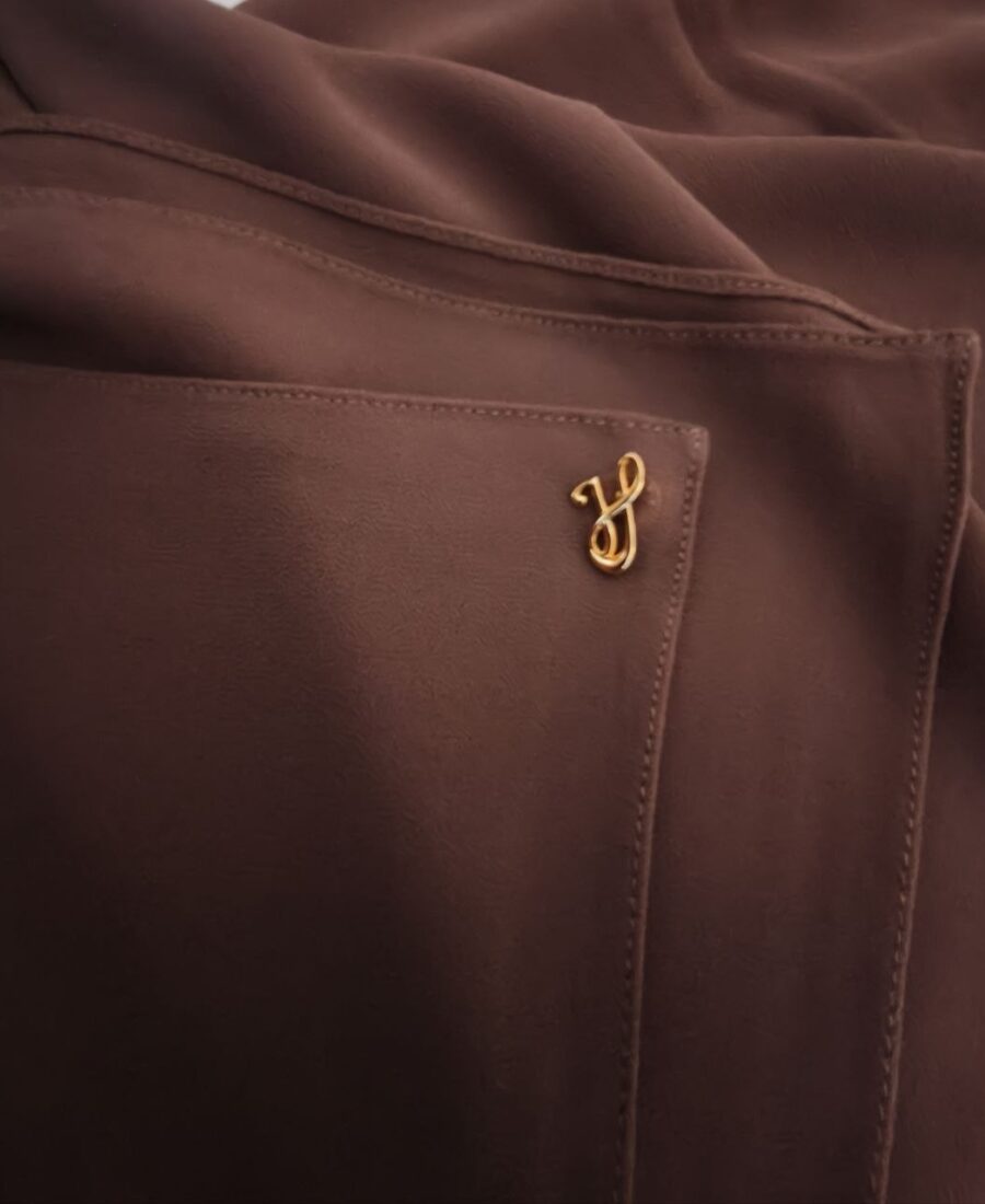 Premium Chiffon Hijab – Rich Cocoa