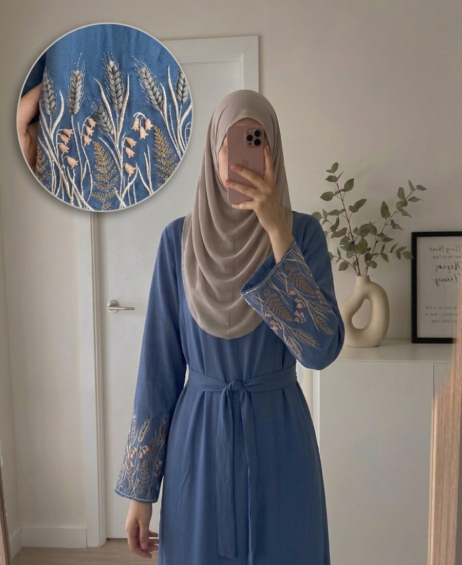 Embroidery Abaya